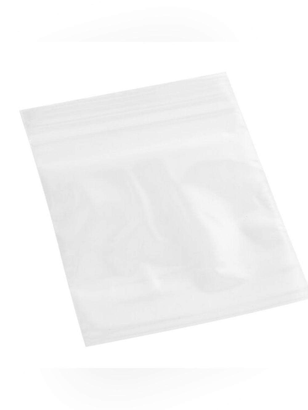 100PC 3" x 4" 2 Mil Clear Zip Top Bag